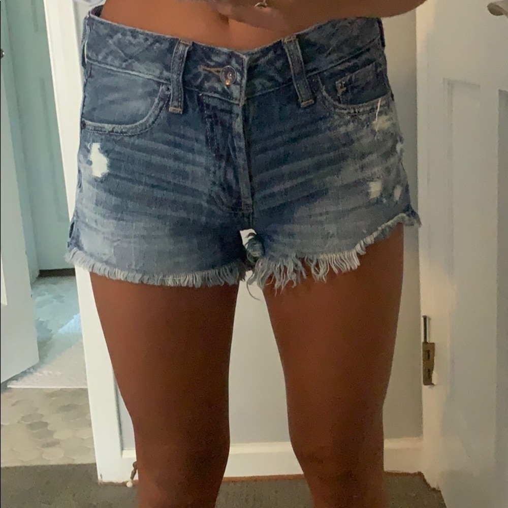 Button Up Abercrombie and Fitch Jean Shorts